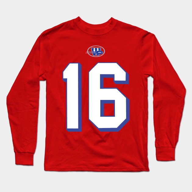 The Replacements Shane Falco Jersey (Front/Back Print) Long Sleeve T-Shirt by darklordpug